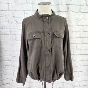 Utility Field Military Jacket XLP Army  Green Grunge Christopher Banks Spring